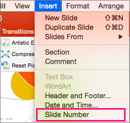 How To Add A Page Number In Powerpoint Master Slide For Mac